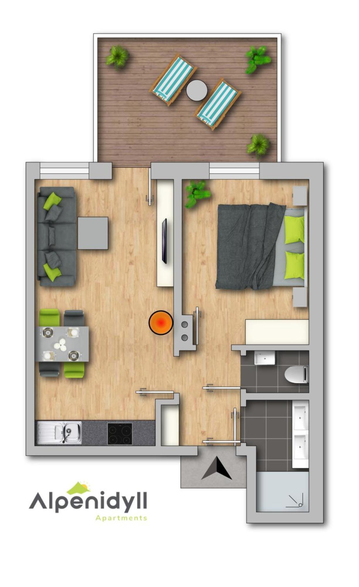 Happy Aich 2 By Alpenidyll Apartments Esterno foto